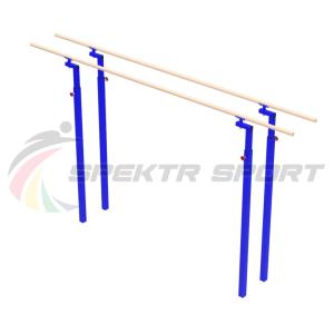 Купить Брусья гимнастические мужские массовые со стеклопластиковыми жердями (уличн. под бетонирование) в Болгаре 