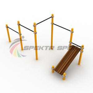 Купить Каскад турников со скамьей для пресса Воркаут SP WRK-12_76mm в Болгаре 