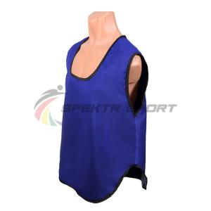 Купить Манишка футбольная односторонняя Spektr Sport синяя, р.36-40 в Болгаре 