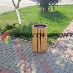 Купить Урна цилиндрическая в деревянной обрешетке лиственница в Болгаре 
