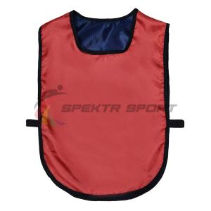 Купить Манишка футбольная двусторонняя универсальная Spektr Sport красно-синяя в Болгаре 
